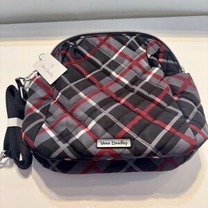 Vera Bradley Convertible Small Backpack in Performance Twill. Color: Paris plaid